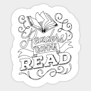 Readers Gonna Read Sticker